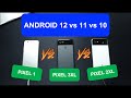 #Android12 Beta 1 vs 11 vs 10 - What's the differences? w/ #Pixel3XL, #Pixel2XL and #Pixel1 (4K)