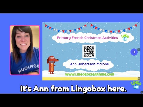 French Christmas Webinar for Primary Teachers | Elementary French Christmas Teaching Ideas for Kids
