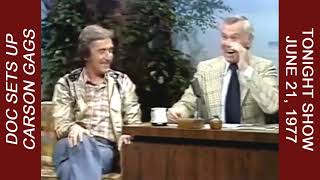 Doc Severinsen and Johnny Carson - Setting Up Johnny's Routine
