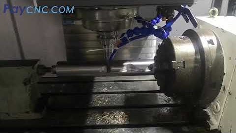 Stator mold mandrel making on V8 Machining Center with GSK25i