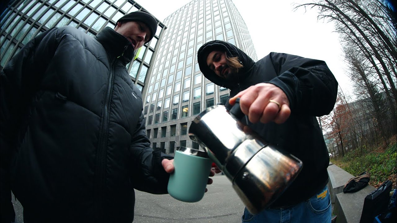 So Cold We Had to Make Coffee at the Spot