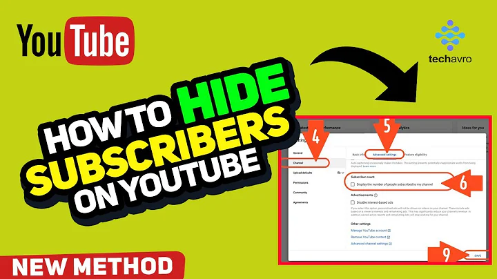How to Hide Subscribers on YouTube 2025 [New Method] [ Easy & Quick)