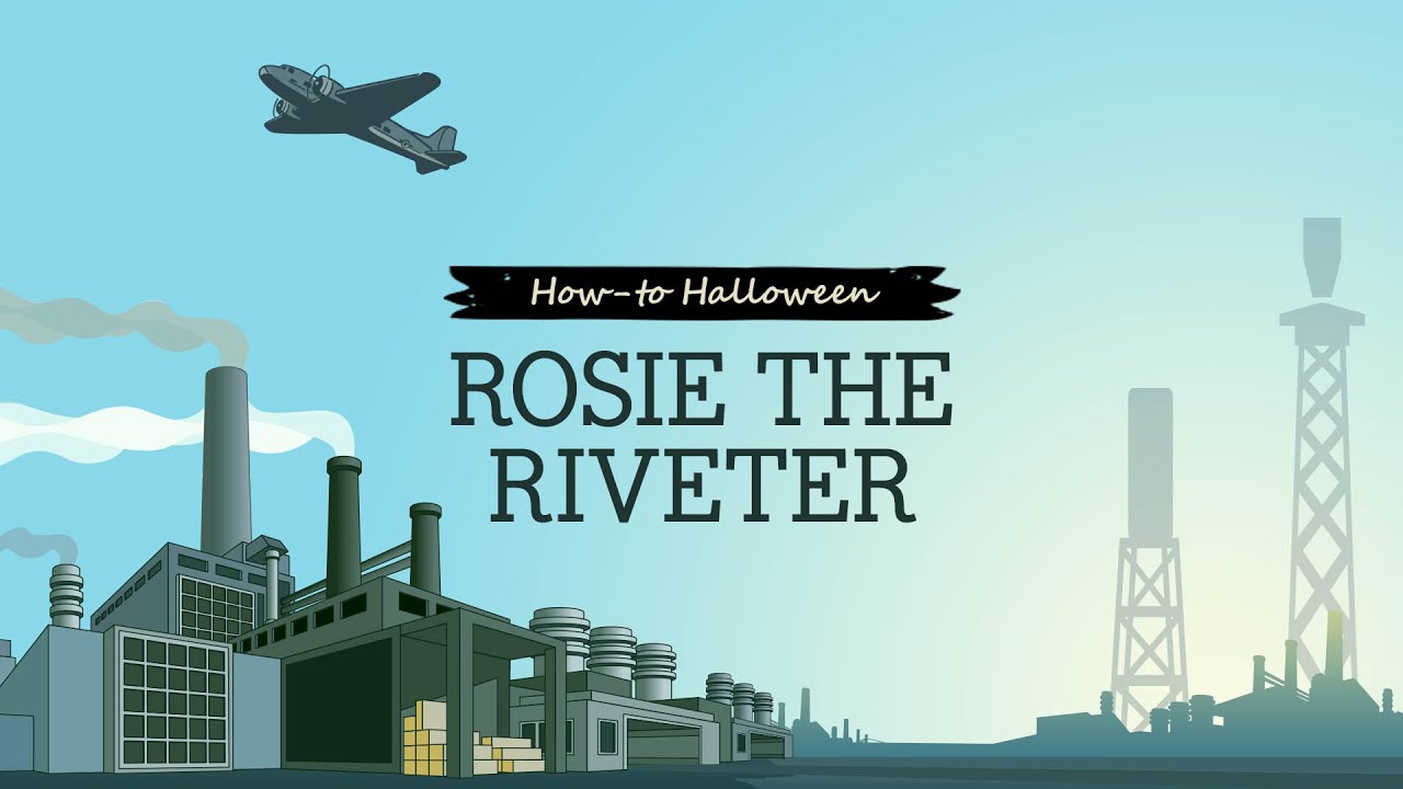 Halloween How-to: Rosie the Riveter