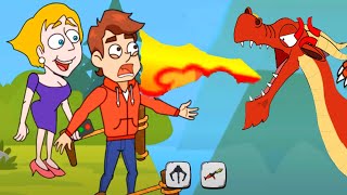 Save The Girl - Funny Noob Vs Pro All New Levels Tv Knight - Android Gameplay Walkthrough HD screenshot 4