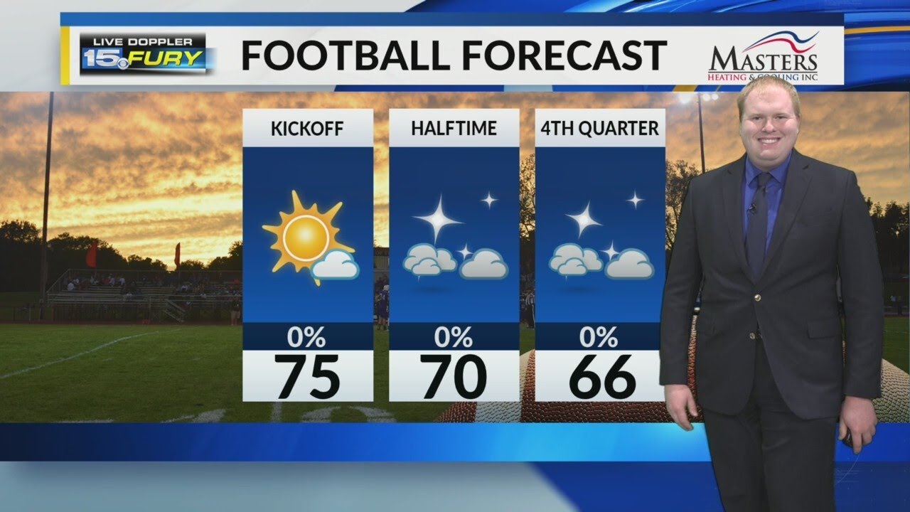 Clouds increase Friday night ahead of weekend rain chances - YouTube