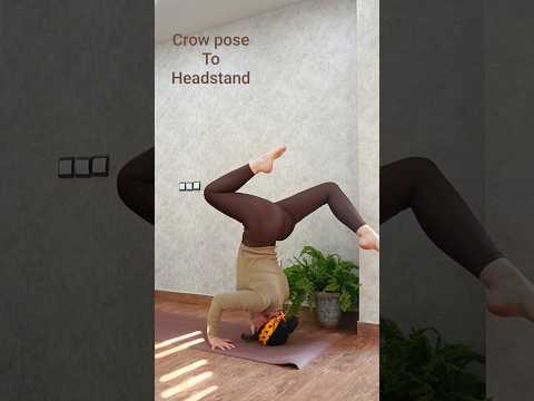 چطوری از آسانا کلاغ ،هد استند بزنیم؟! #یوگا #crowpose #balance
