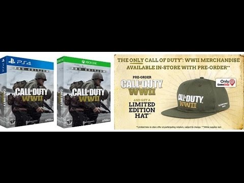 I already pre-order Call of Duty WW2 Pro edition - YouTube