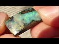 17ct Boulderopal, 21 x 12 x 6mm