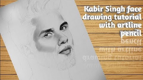 Kabir Singh drawing||Kabir singh sketch step by step| Kabir singh pencil sketch||Shahid Kapoor art