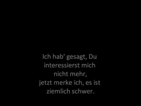 Die Ärzte - Nie Gesagt Lyrics