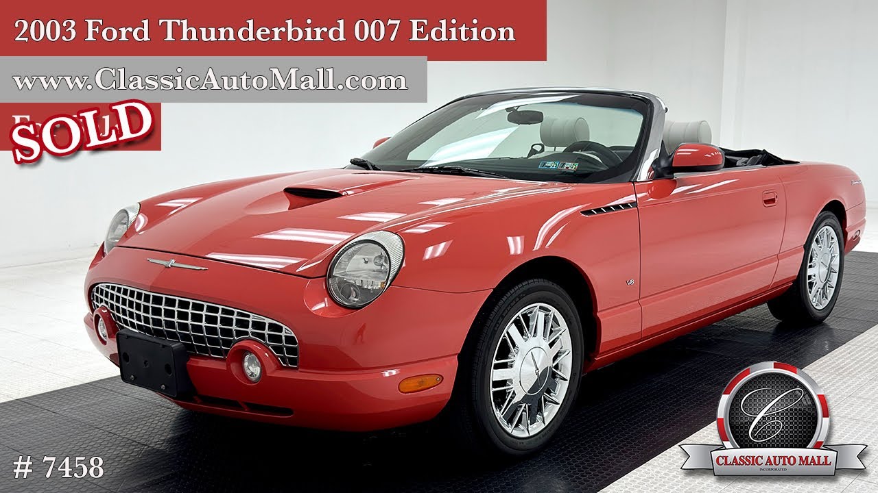 2003 Ford Thunderbird 007 Edition Convertible - Sold at Classic