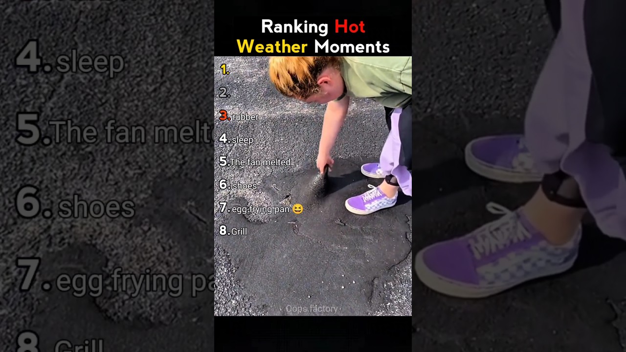 Ranking Hot Weather Moments 