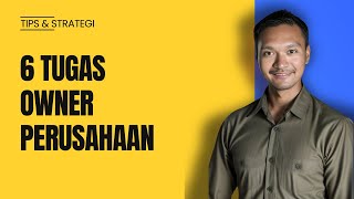 Tugas Owner Ceo Perusahaan