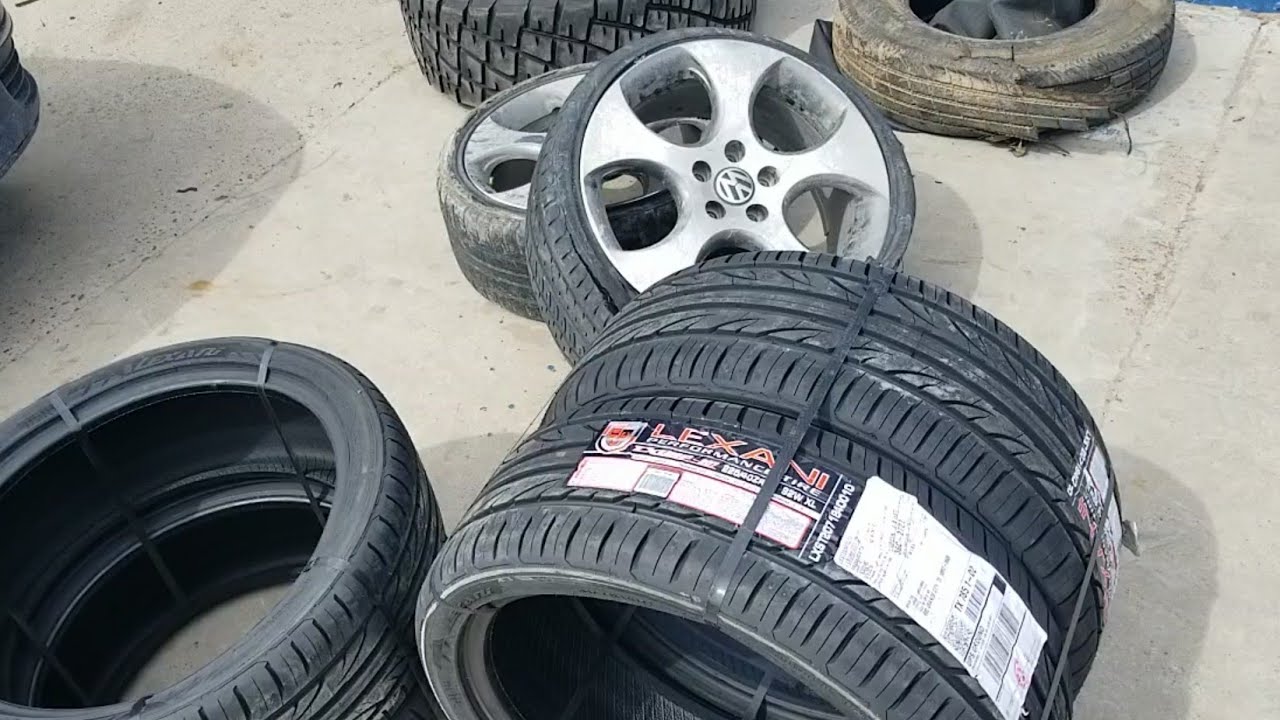 LEXANI tires on 18" Volkswagen Detroit wheels | 225 40 18 on 18x7.5 -  YouTube