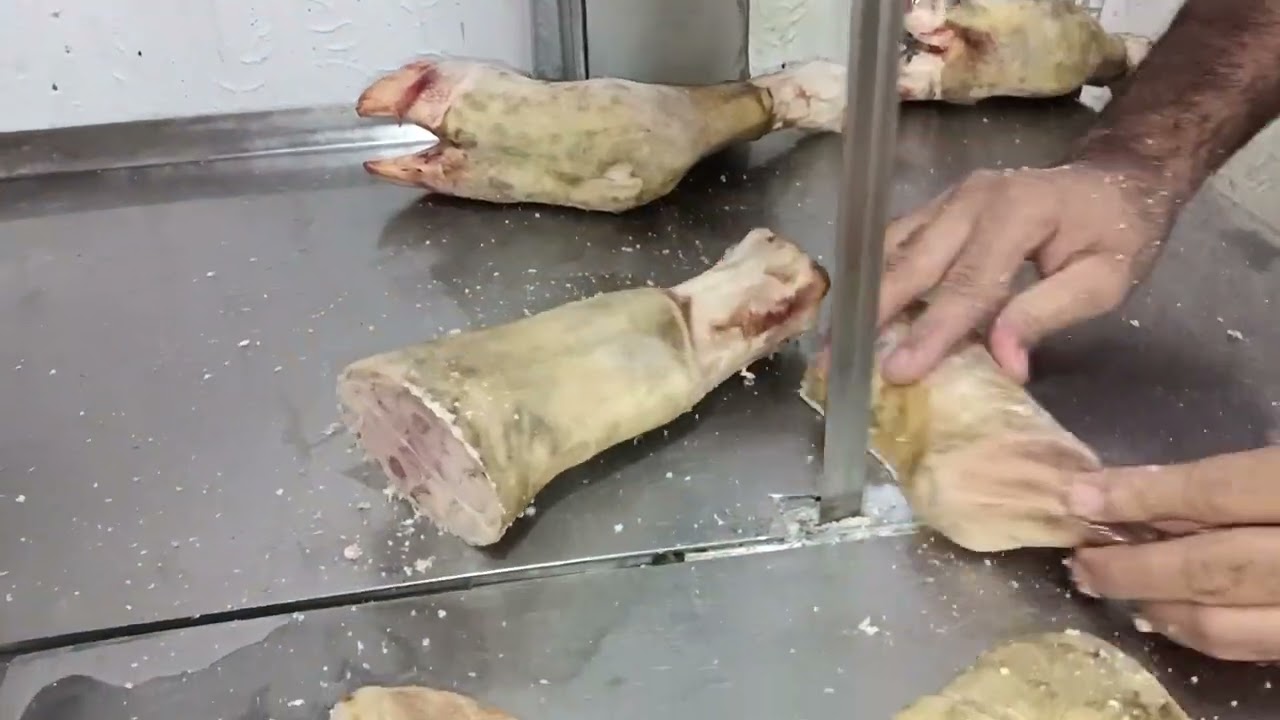 beef paya cutting skill full video i am Ali butchar cutter master cutting skill how to cuts shang