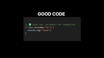 Stop Using indexOf in JavaScript 😵 Use .includes() Instead #shorts #javascript