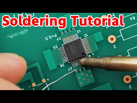 Soldering Complete Tutorial for Beginners | Leaded, SMTs, Chip【Step by Step】