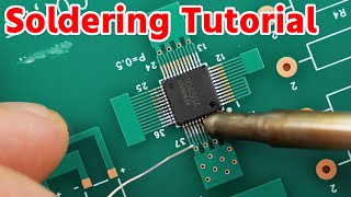 Soldering Complete Tutorial for Beginners | Leaded, SMTs, Chip【Step by Step】