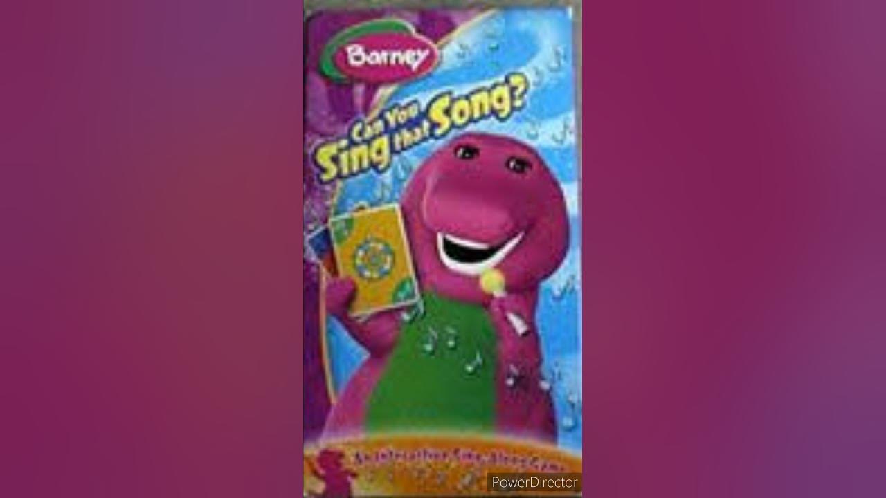 Barney Can You Sing That Song Trailer barney can you sing that song - YouTube