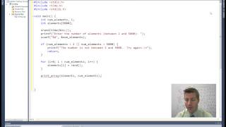 Intro to C Programming - Sorting Program