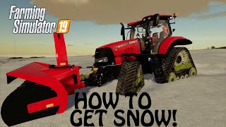 HOW TO GET SNOW in Farming Simulator 2019 | SEASONS MOD IS HERE | PS4 | Xbox One screenshot 1