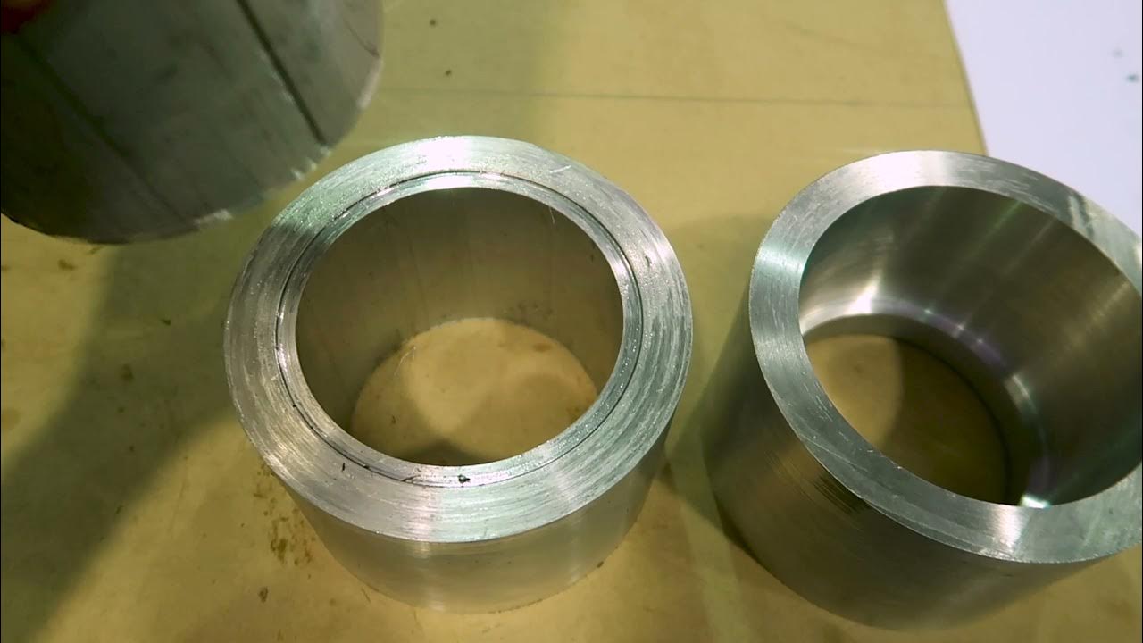 Sailing Kulali How to Build Aluminium Sailboat Rudder Bearings on Hafco AL 320G Lathe Day 17