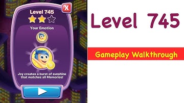 Inside Out Thought Bubbles - Level 745 - Tips and Strategy Gameplay Walkthrough No Boosters