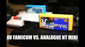 NINTENDO AV FAMICOM vs ANALOGUE NT MINI competitive review from Classic Game Room