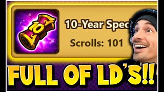 10-Year Special Scrolls are LIT!!!