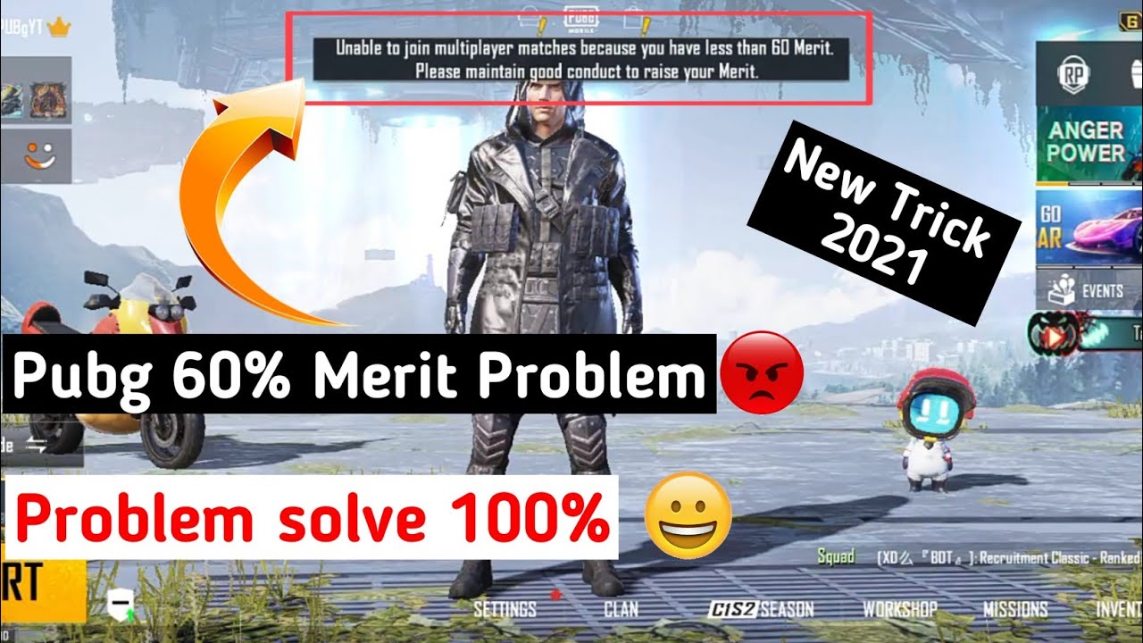 Pubg Mobile Mein Last 60 Merit Problem 2023 I How To Increase Merit In Pubg Mobile 2023 I 