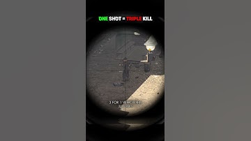 ONE SHOT = TRIPLE KILL