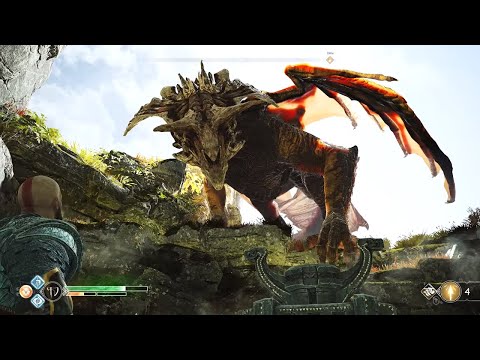 God of War 4 NG+ FAFNIR Dragon Quest & PERFECT Enchantment Unlock (New Game+) God of War 2018