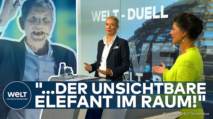 TV-DUELL: Wagenknecht vs. Weidel! Kuscheln, Kontroversen - keine Koalition? Streit um Höcke!