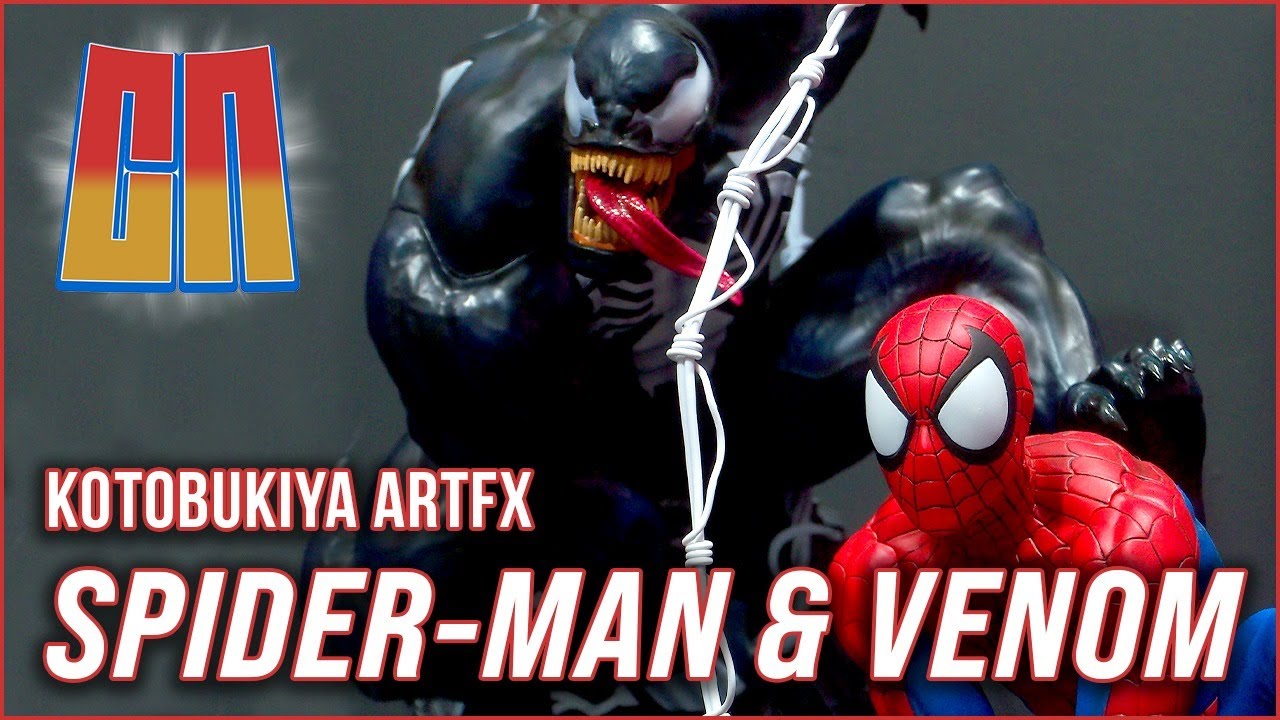 Review #117 - Kotobukiya ArtFX Spiderman & Venom 1:6 Statues 4K