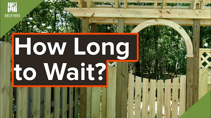 How Long to Wait Before Staining a Pressure Treated Wood Fence | Backyardscape