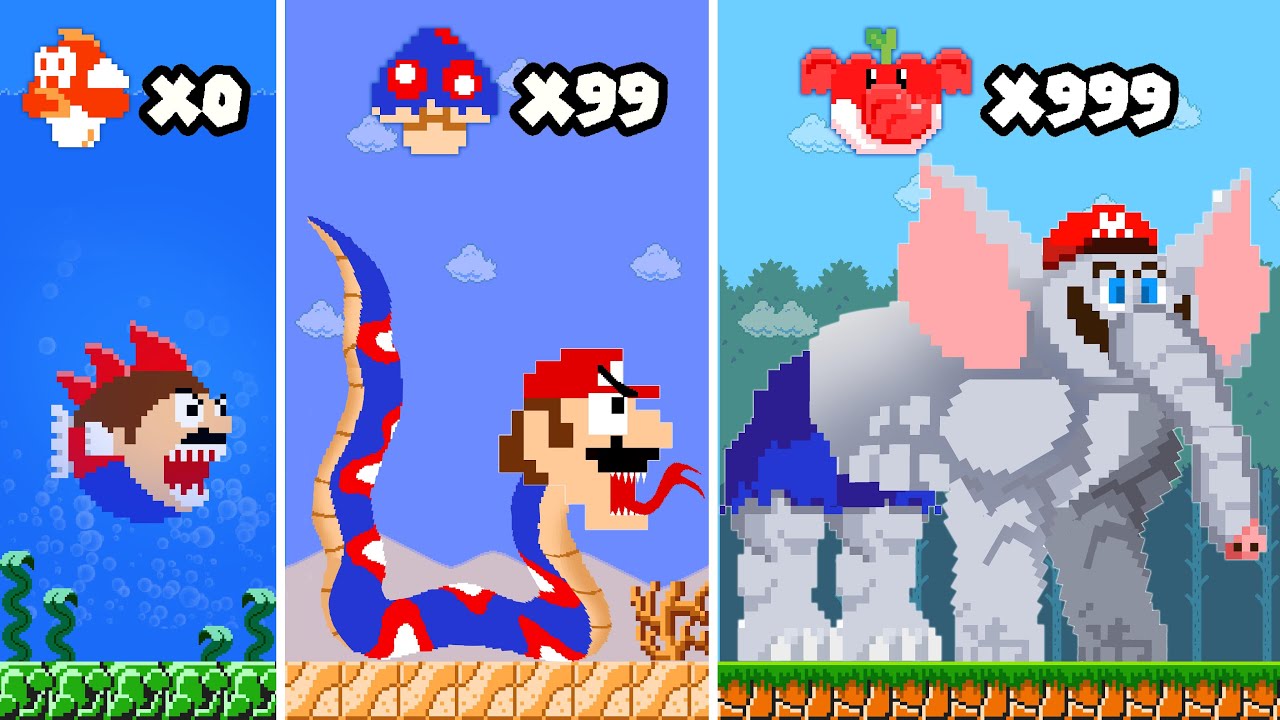 Whaf If Every Seed Makes Mario Becomes Animals? | 2TB STORY GAME