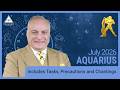 Aquarius Monthly Horoscope for July 2026 with Remedies | Elevation In Profession 📈