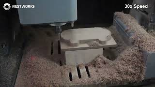Fusion 360 + Nestworks C500  with auto probing and machining