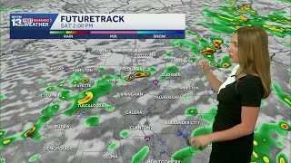 Memorial Day weekend brings scattered storms to the Alabama forecast.