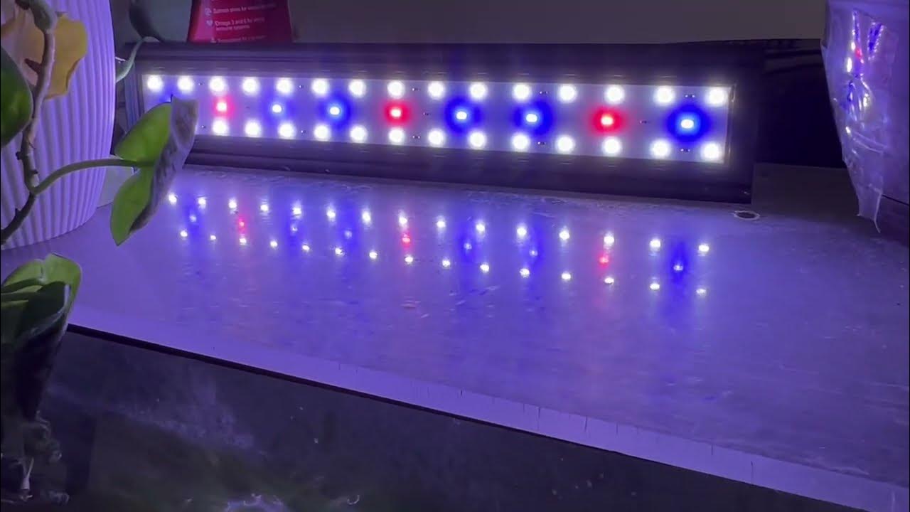 hygger 14W Full Spectrum Aquarium Light with Aluminum Alloy Shell