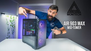 75$ - HOW?! Montech Air 903 Max Black PC case by A2K 16,341 views 8 months ago 13 minutes, 15 seconds