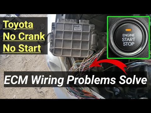Toyota vitz push button starting problem|| No crank no start|| smart  key staring issue
