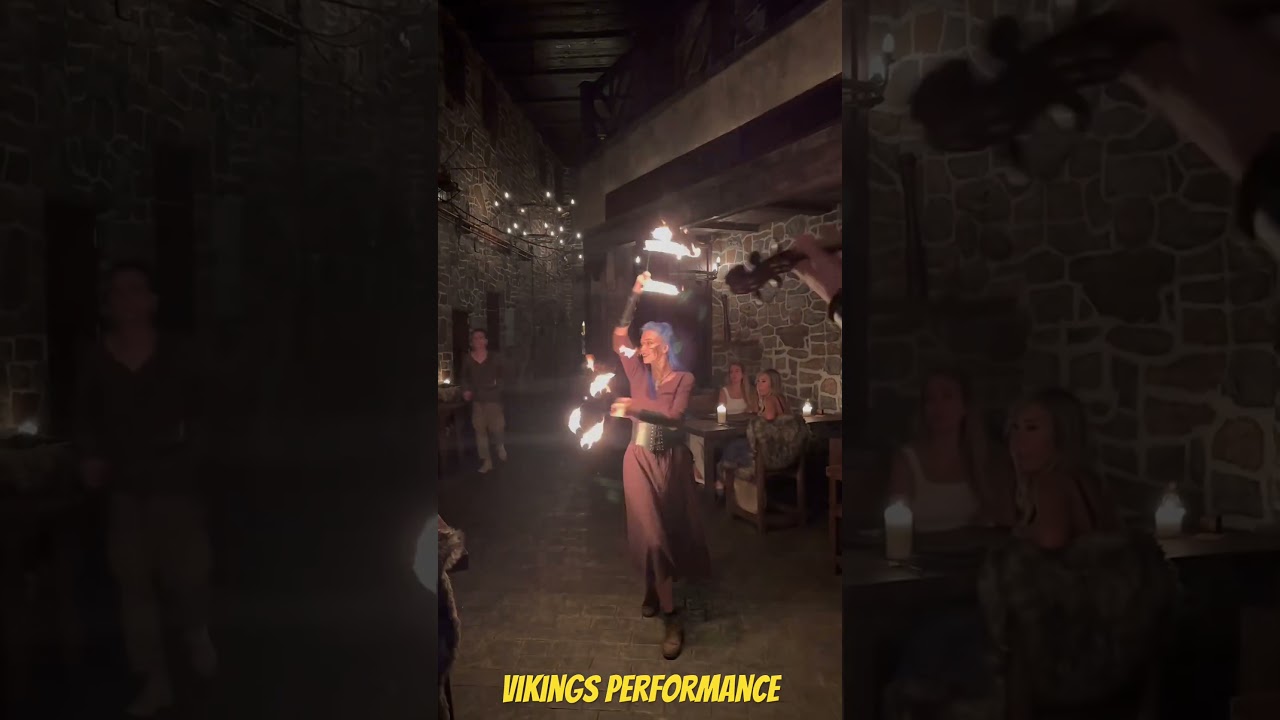 Vikings Fire Show 🥰 