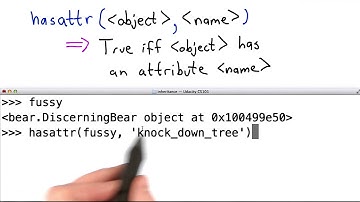 hasattr - Intro to Computer Science