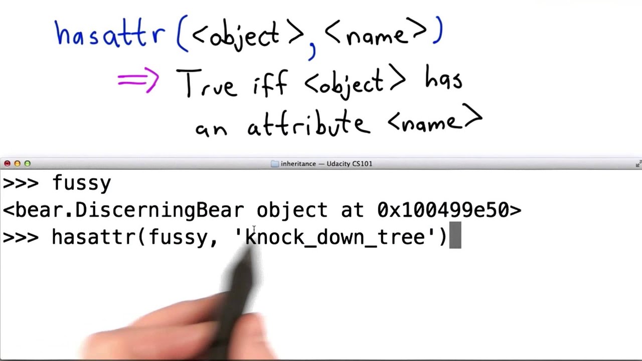 hasattr Intro to Computer Science YouTube