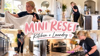 Information Realistic Clean With Me 🧼 | Kitchen Reset, Laundry & Motivation Guide