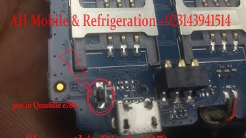 QMobile E4 Charging ic ways