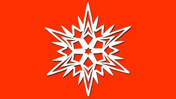 Paper snowflake tutorial - Look here! Snowflakes in 7 minutes