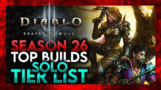 Diablo 3 - Season 26 Best Builds & Tier List // Which classes are stronger with the new Season!!!
