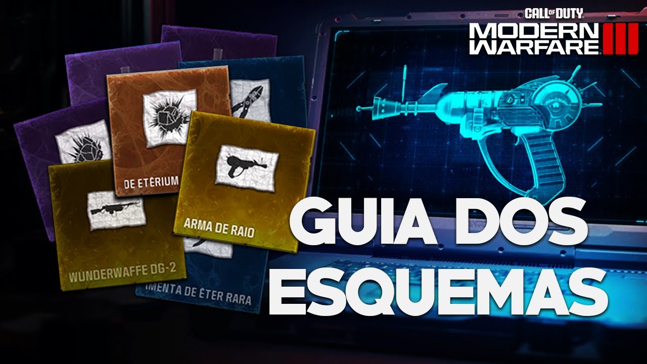 ONDE ENCONTRAR e COMO DESBLOQUEAR todos os 20+ Esquemas Raros no MW3 Zombies! (Locais exatos)